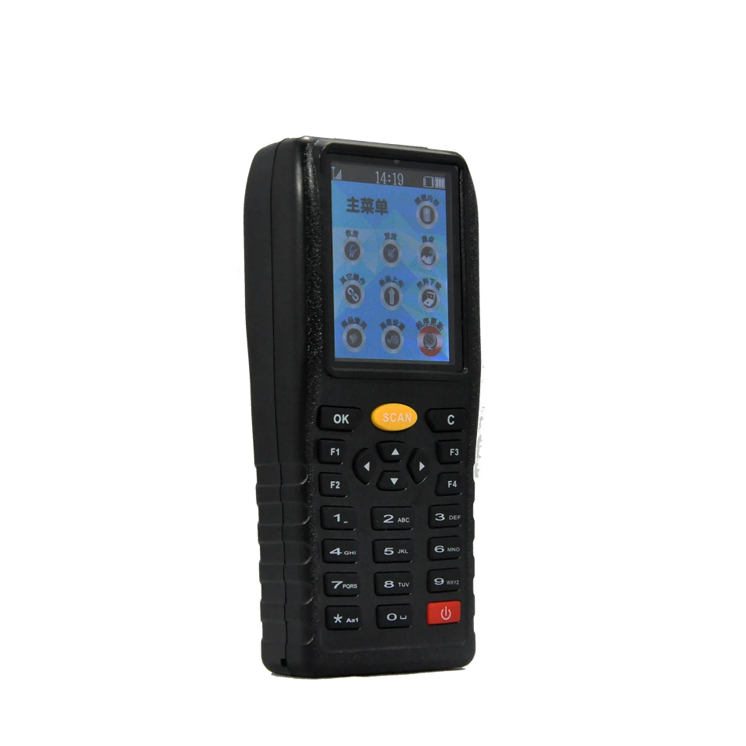 433M беспроводной/USB инвентарь мобильный ручной сканер штрих-кода PDA терминал сбора