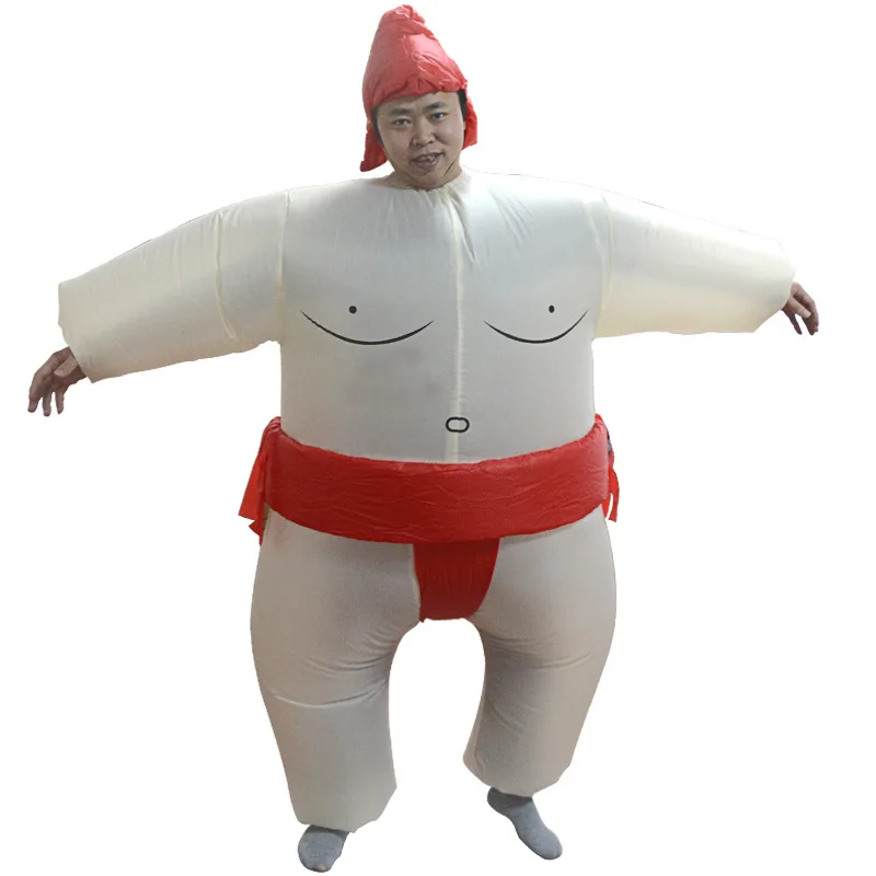 Рождественская надувная одежда Sumo, японская надувная Статуэтка Sumo для одежды, прогулочный сервис, бар St - Цвет: Красный