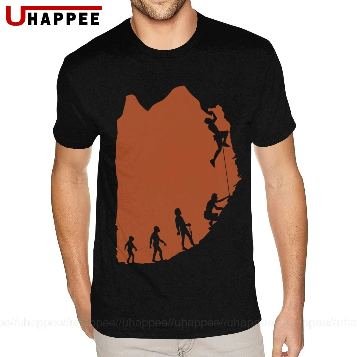 Climb Evolution Tees Shirts Youth Oversize Shirt Homme Short Sleeved Cheap Brands Clothing | Мужская одежда