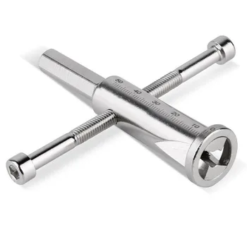 

3/8 \"Hex Stem Wire Stripper Silver Red Workshop Tooo Part Dual Purpose