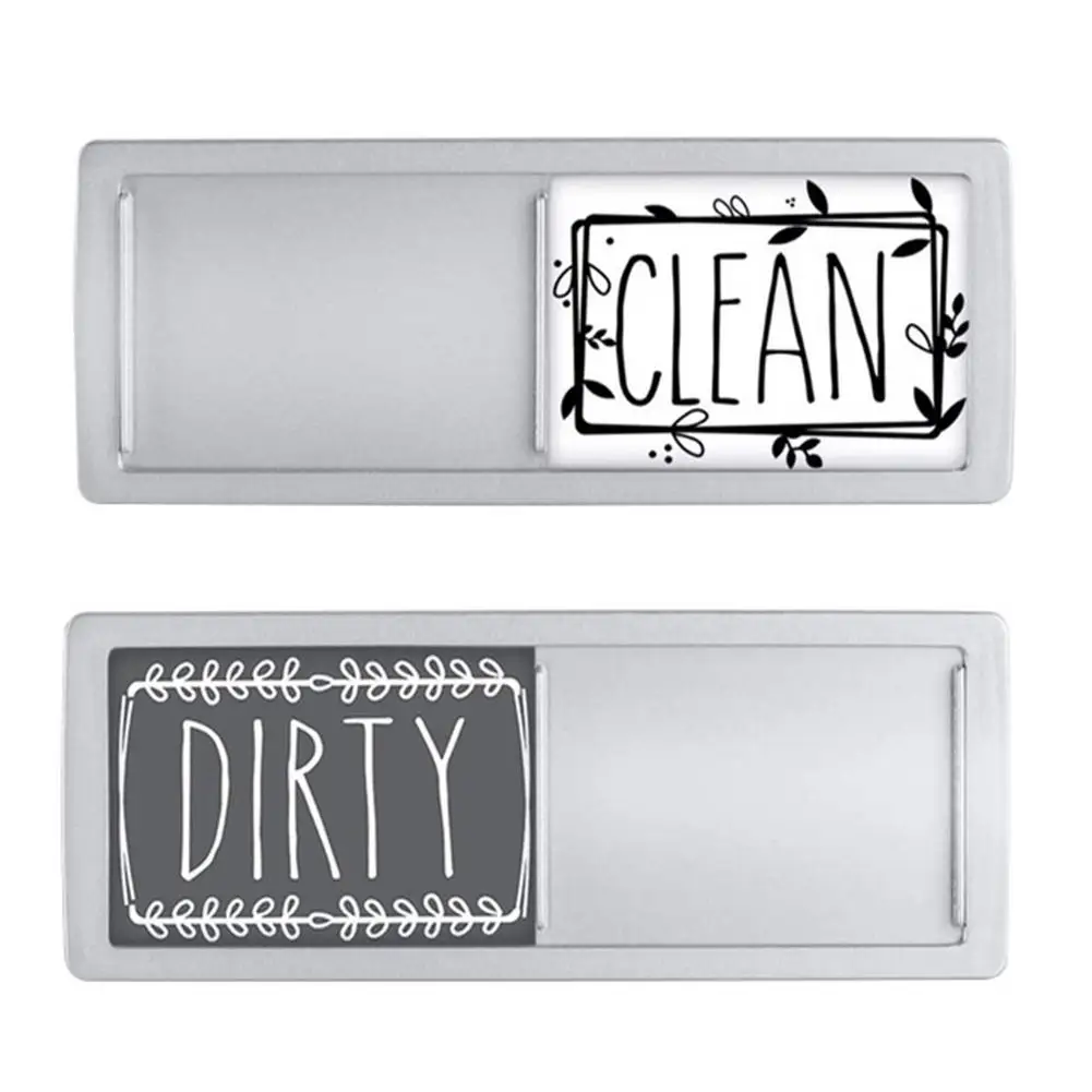 Clean or Dirty Dishwasher Magnet White 2.5 x 2.5 x 0.25 inches 