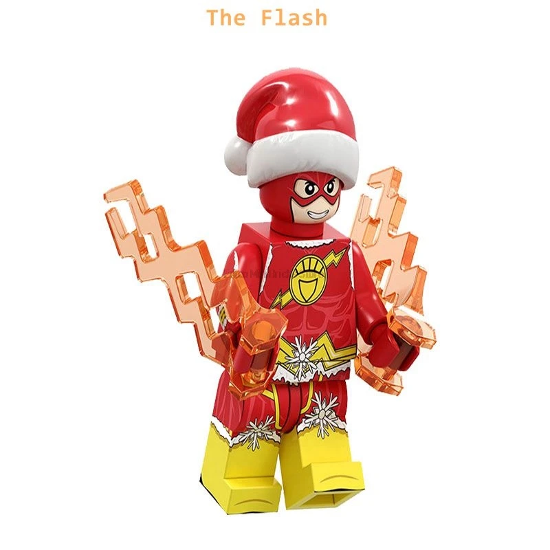 Мстители эндшпиль Железный человек Черная Вдова Грут Джокер Звездные войны Люк Хан Solo Дарт Вейдер строительные блоки Отец рождественские подарки - Цвет: The Flash