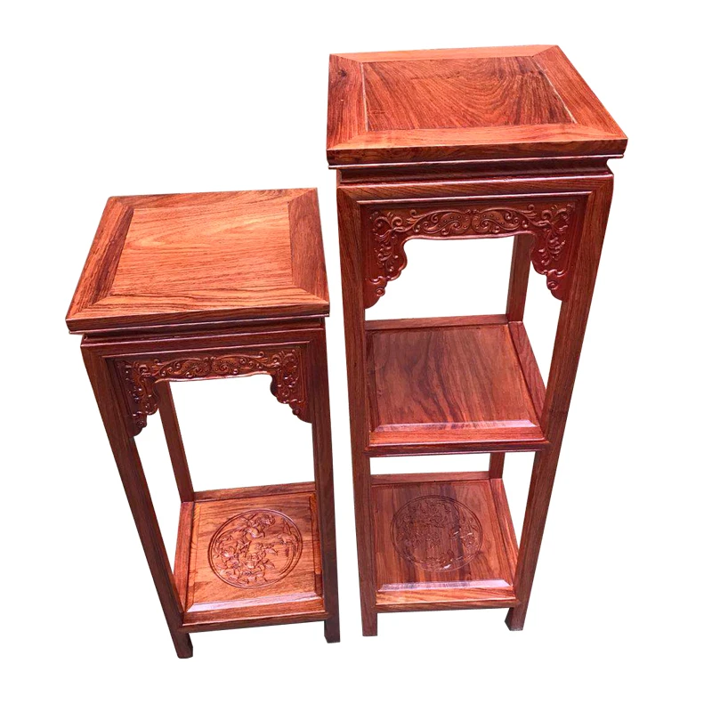Многоэтажная деревянная рама ботаника Redwood Padauk Simpleton Winged для гостиной одного