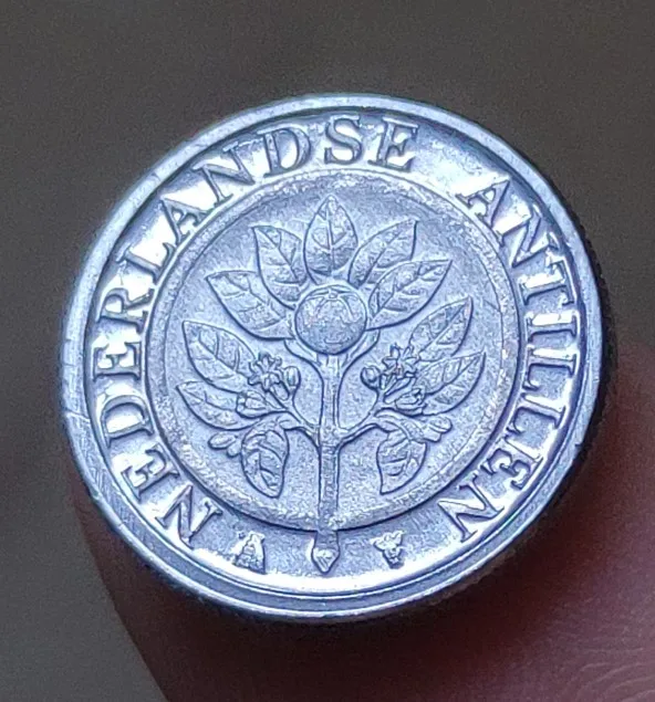 14mm Netherlands Antilles 100% Real Genuine Comemorative Coin Original Collection | Дом и сад