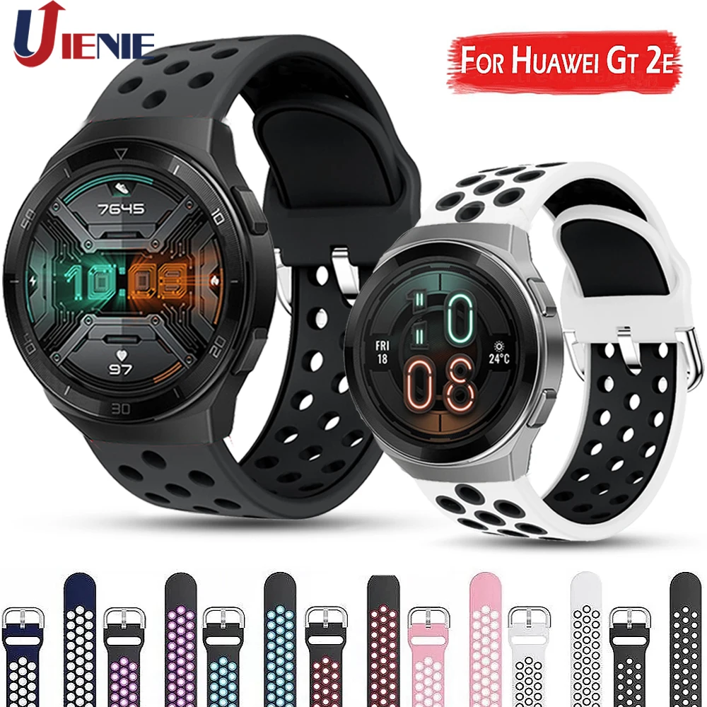 

Силиконовый ремешок для часов huawei watch GT 2e /gt gt2, 46 мм, спортивный сменный ремешок для Honor Magic