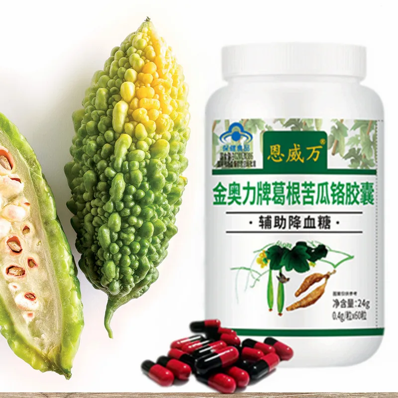 Control Blood Bitter Melon Extract Capsule ,remove Heat,for Hyperglycemia,glycemic