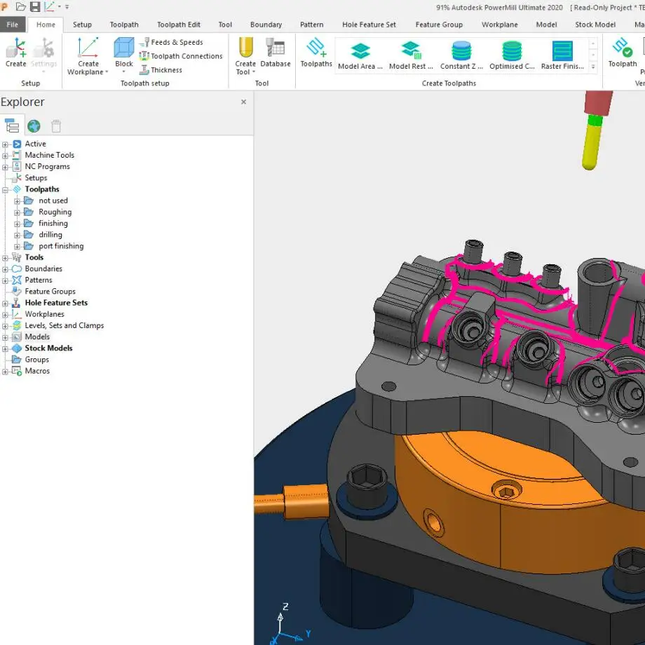 Servicio de instalación PowerMill Ultimate 2018/2019/2020, varios idiomas para win7/8/10 64 bits