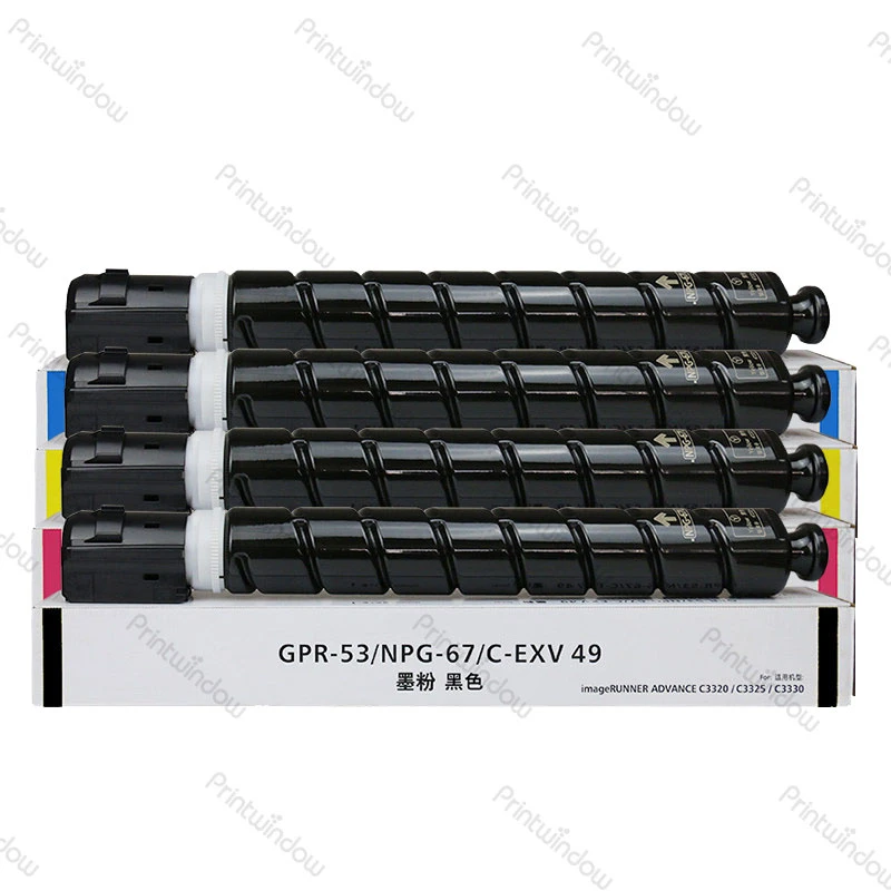 NPG-67 NPG67 1Set 4PCS CMYK Toner Cartridge for Canon IR ADV C3320 C3320L  C3330 C3350 C3325 C3020 C3520 C3525 C3530