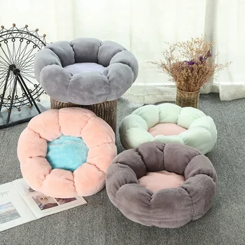 

2020 New Winter and autumn thickened round pet bed for deep sleep for small and medium-sized cats and dogs