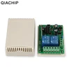 QIACHIP 433Mhz AC 250V 110V 220V 2CH RF Relay Receiver Module Universal Wireless Remote Control Switch For 433Mhz Remote Control ► Photo 1/6