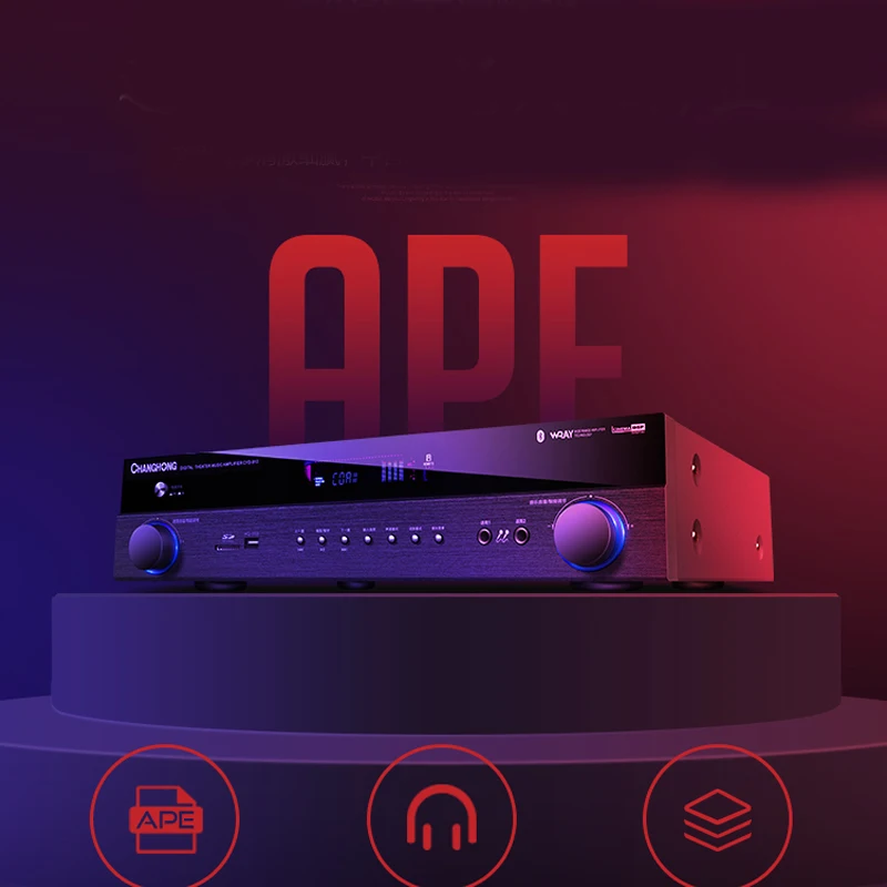 500 Вт/650 Вт 5,1 200 в CF5 4,0 Bluetooth усилитель для дома Высокая Мощность профессиональный HIFI караоке Fever цифровой усилитель аудио