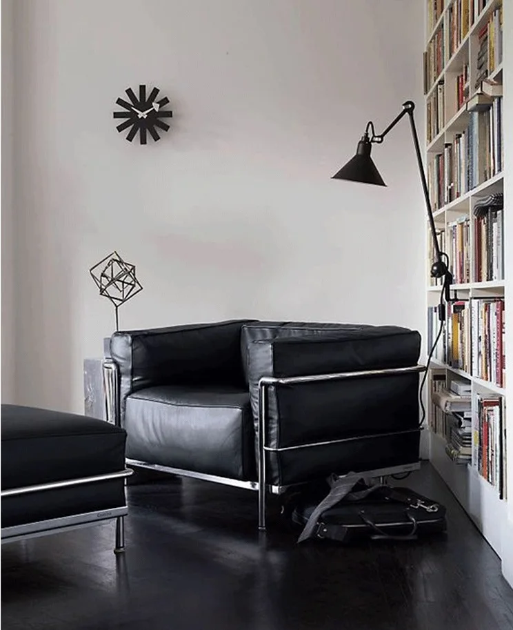 Replica of Le Corbusier Club Chair Sofa / Office Single Seat Lounge Chair