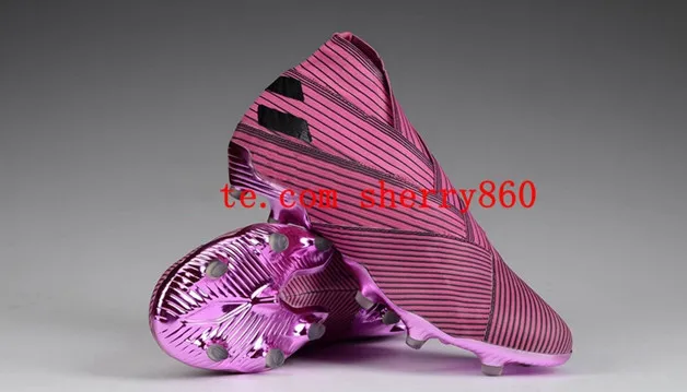 Мужские высокие футбольные бутсы Nemeziz Messi 19+ FG Футбольная обувь футбольные бутсы olarize Pack Hardwired Dark Script 302 Redirect Pa