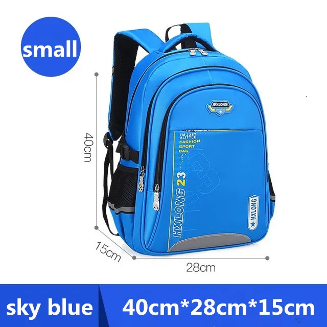 S sky blue Детские рюкзаки, школьные сумки для девочек и мальчиков, ортопедические школьные сумки для детей, детские рюкзаки для начальной школы, mochila escolar - Цвет: S sky blue