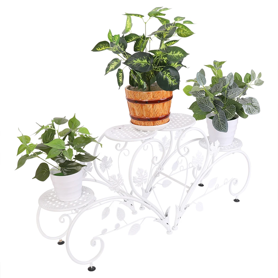Plant Stand 2PCS Classic Tall Flower Pot Holder Rack Planter Outdoor Indoor Patio