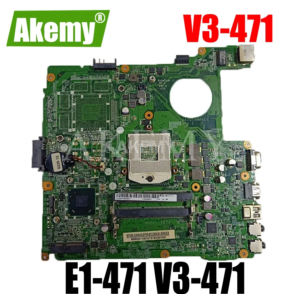 V3-471 DAZQSAMB6E1 материнская плата для For Acer Aspire E1-431 E1-471 ноутбука HM77 оригинальная