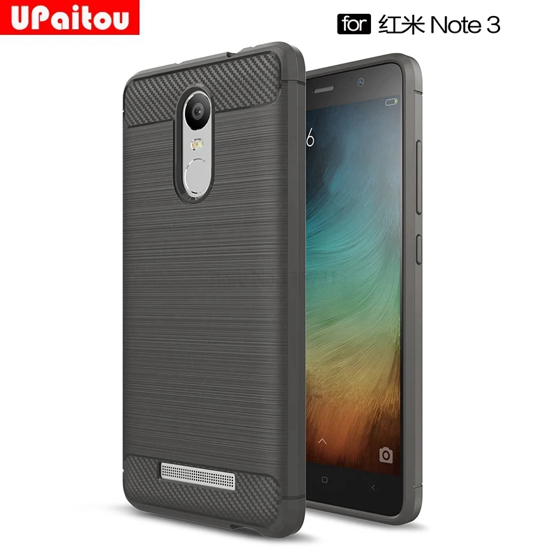 Чехол UPaitou для Xiaomi Redmi Note 3 Ультратонкий Тонкий чехол из углеродного волокна