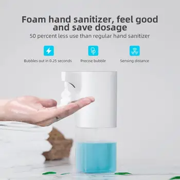

Soap Dispenser Induction Hotel Creative 350ml Morden Hands Free Soap Pump Portable Shampoo Lotion Container Wall Mount