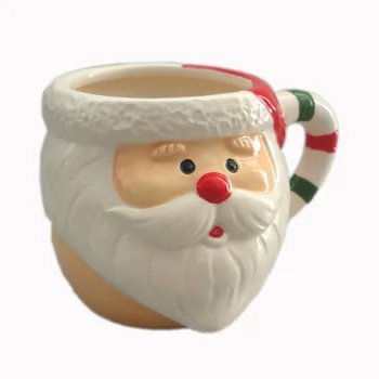 

Small Mousse Cup Santa Claus Ceramic Mug Christmas Gift