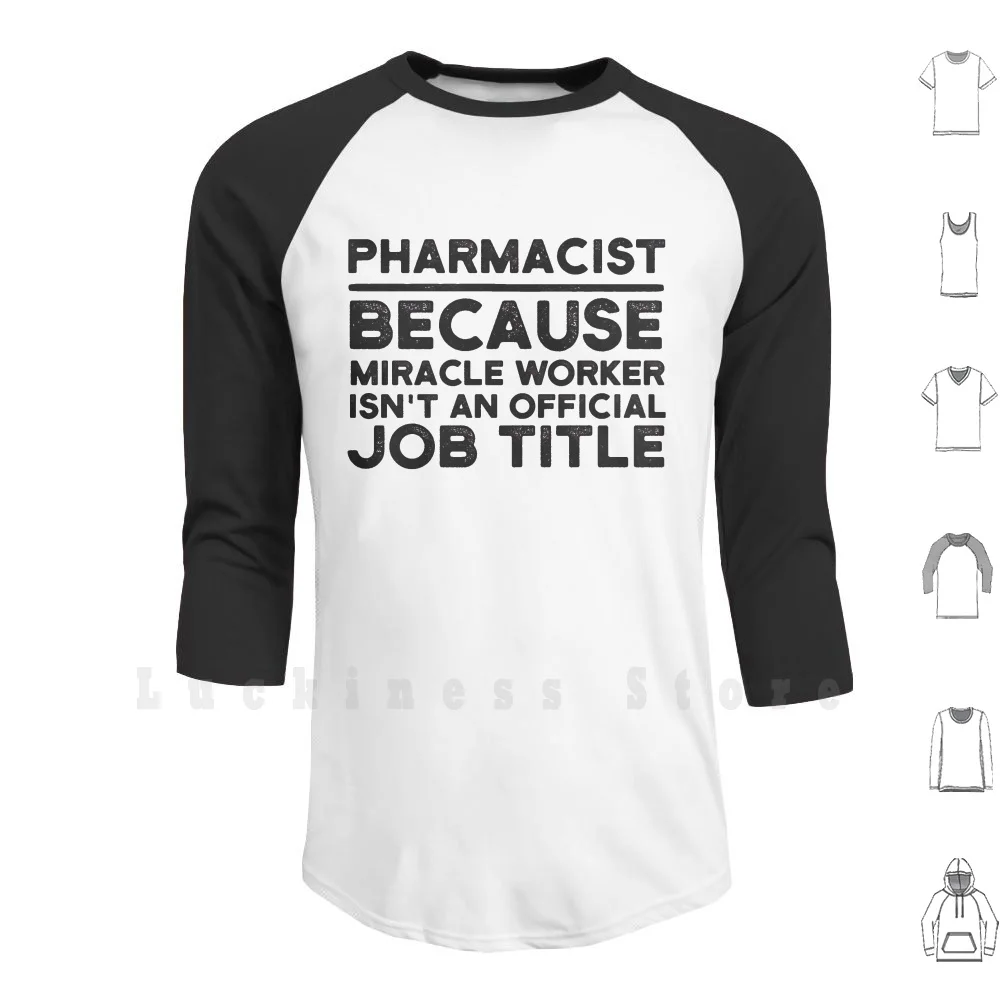 Farmaceutico Perché Miracle Lavoratore Non È Un Titolo Di Lavoro Ufficiale Felpe Con Cappuccio Manica Lunga Miglior Prodotto Per Il Farmaceutico