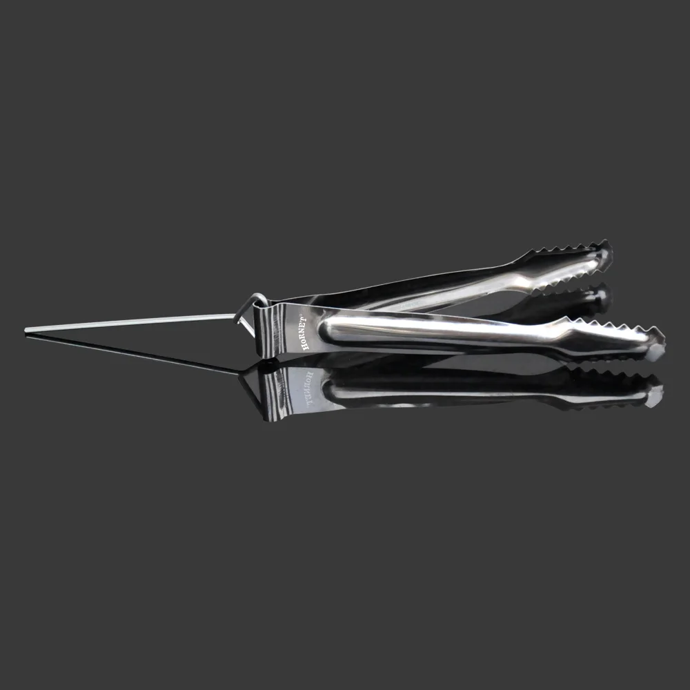HORNET Metal Small Hookah Charcoal Tongs Stainless Steel Charcoal Tongs Tweezers With Foil Punch Nail Chicha Shishia Accessories