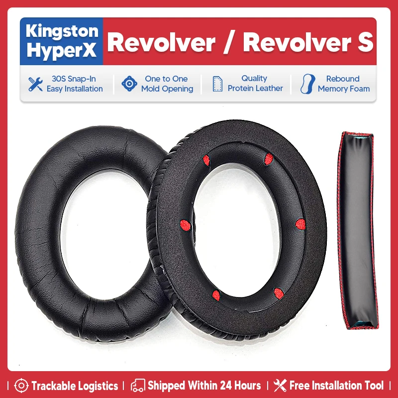 misodiko Almohadillas de Repuesto para Auriculares Kingston HyperX Cloud Revolver S Gaming