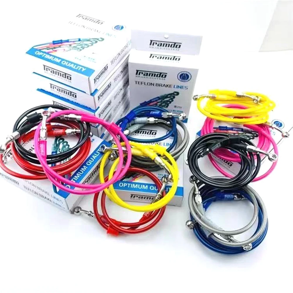 Telaio 95/220Cm Moto E-Vehicle Tubo Flessibile Olio Freno Universale Acciaio Inossidabile Rimovibile Per Honda Yamaha Niu N1S U B Uqi U1 Mqi2