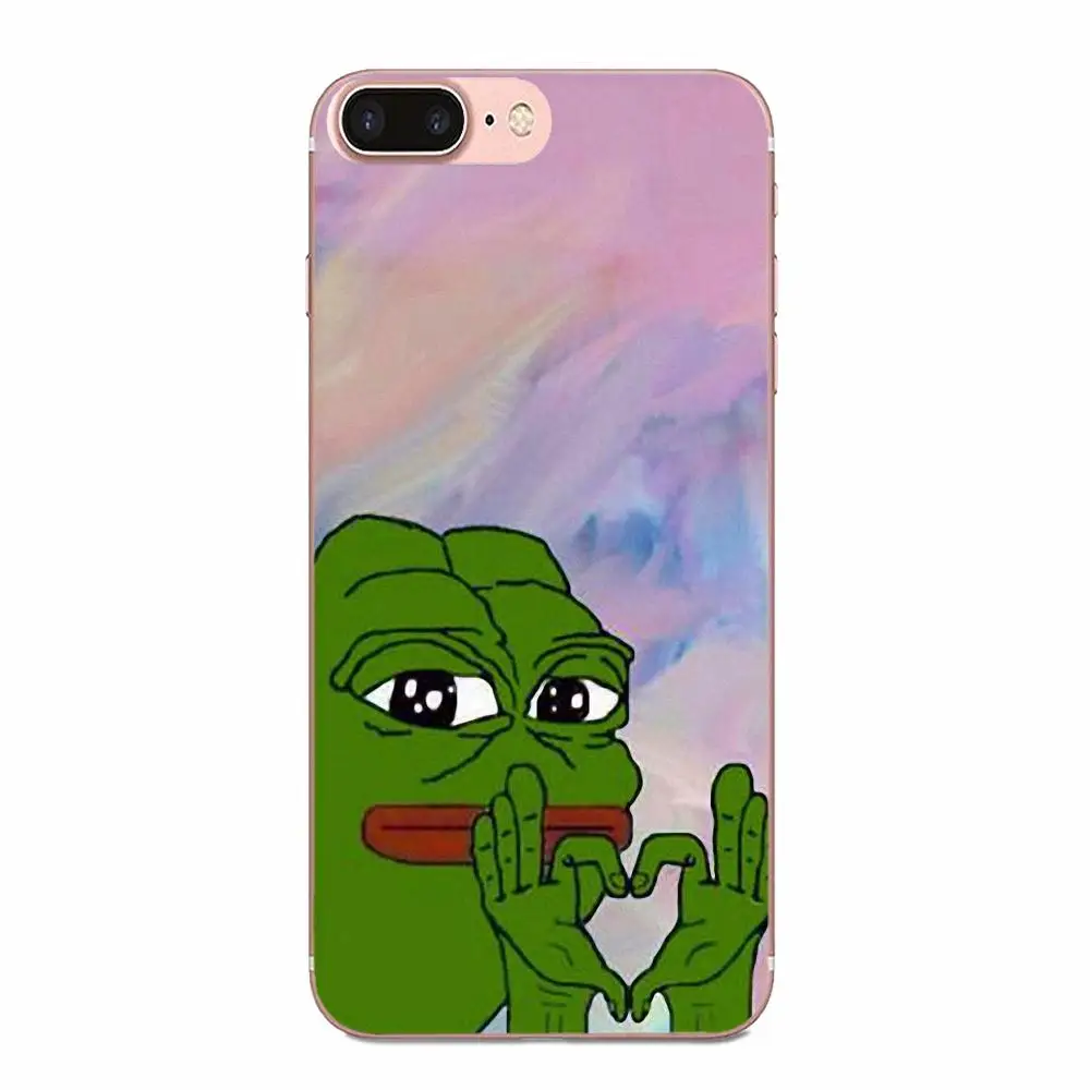 Высокое Качество Интернет Meme Smug лягушка Pepe для Xiaomi Redmi Note 2 3 3S 4 4A 4X5 5A 6 6A Pro Plus - Цвет: as picture