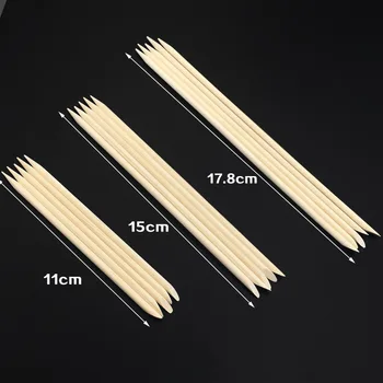 

Orange Wood Sticks for Cuticle Pusher Cuticle Remove Tool forks for nails Manicures Tools 10/30/50/100Pcs/Set 4 different sizes