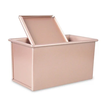 

Non-stick Loaf Mold Cake Bread Baking Toast Box Case with Lid Aluminum Alloy HKS99