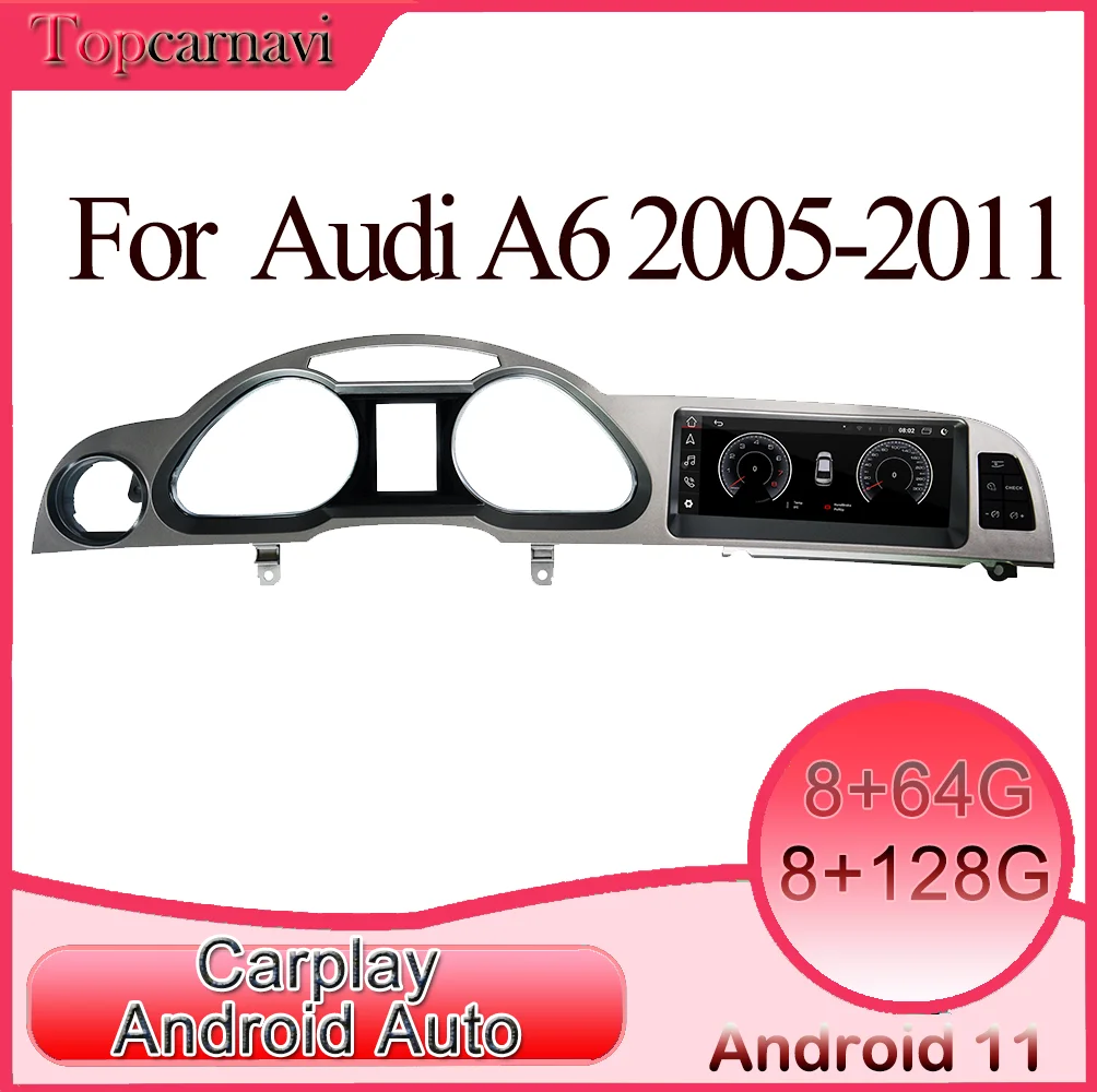 

For Audi A6 2005-2011 android car radio For Audi a6 c6/4f MMI 2G MMI 3G 10.25 inch touch screen gps navigation wifi Multimedia