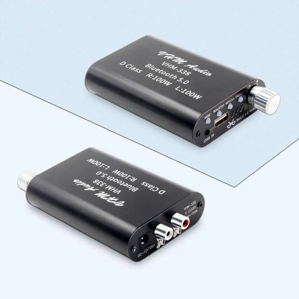 VHM338 HIFI 100WX2 TPA3116 Bluetooth 5,0 высокой мощности Цифровой усилитель стерео плата AMP Amplificador домашний кинотеатр