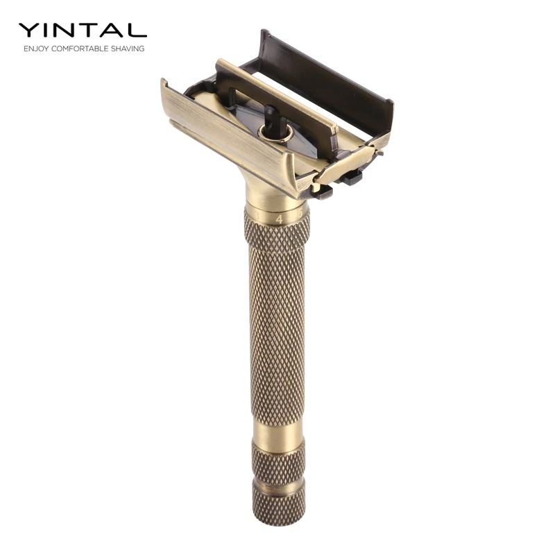 

New Design Luxurious Razor Butterfly Open Adjustable Safety Classic for Superb Men's Shaving Razor Barber Shaver