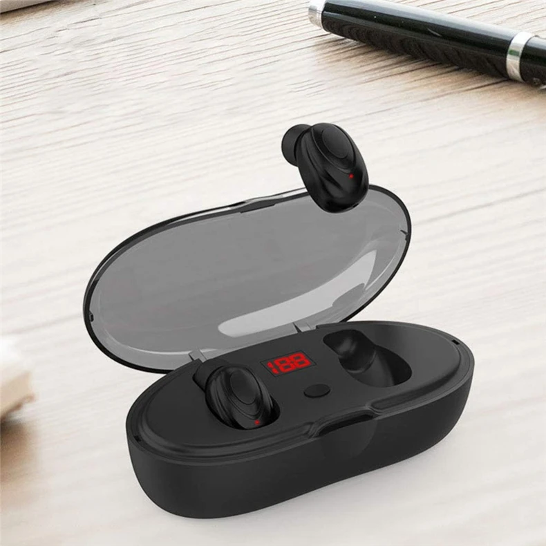 Lyenn W23 TWS 5,0 Bluetooth беспроводные наушники светодиодный дисплей умные сенсорные наушники IPX5 водонепроницаемые спортивные наушники для телефона