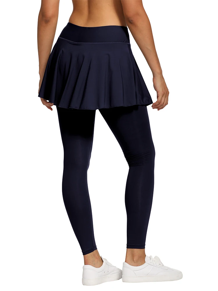 Women Tennis Skirt Leggings Athletic 