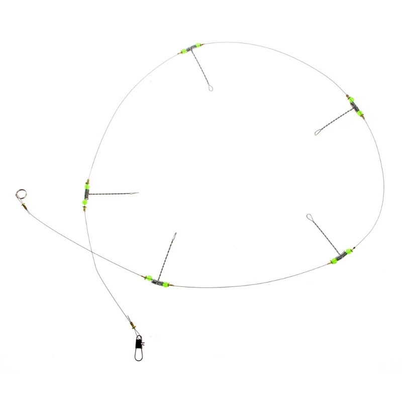 

Шарнирная веревка с защитой от намотки, крючок для морской рыбалки, Стальные рыболовные крючки для поводка, рыболовные крючки W8EE