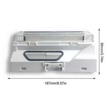 

Original Spare Parts Dust Box Bin For Xiaomi Mi Roborock Vacuum Cleaner S50 S51 With Fiter Cleaning Accessories