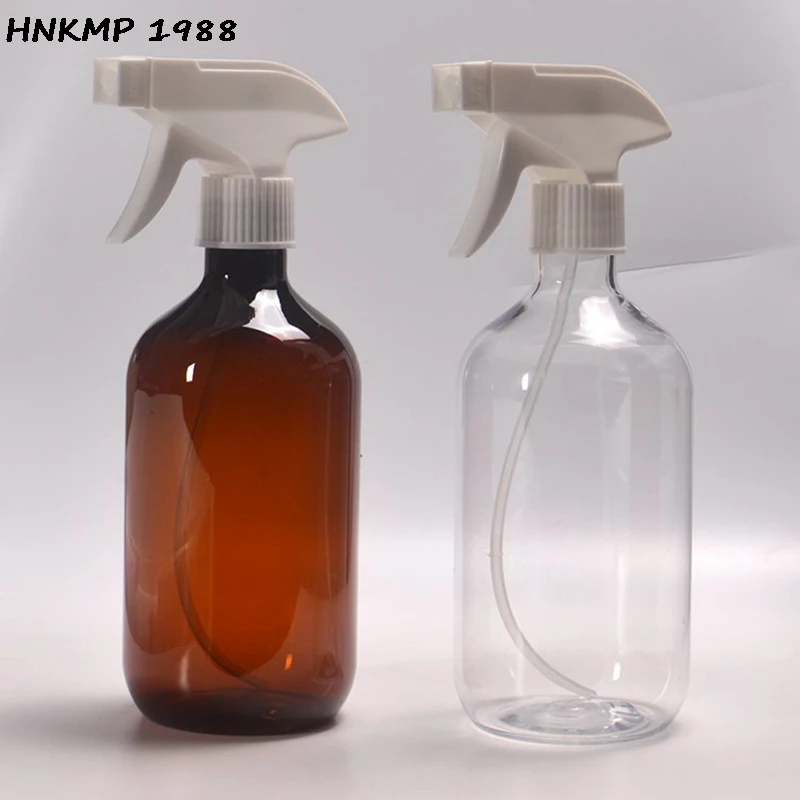 1Pcs 300ml/500ml Spray Bottles Sub-bottling Plastic Multicolor Refillable Bottle Empty Container Flip-top Dispensing Makeup Tool