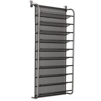 

Over Door Hanging Shoe Rack Shoes Organizer Wall Mounted Shoe Hanging Shelf Multi-layer Household _WK