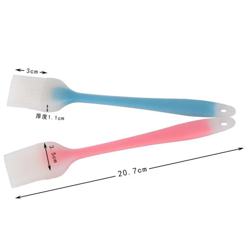 1pc Food Grade Silicone Basting Brush Heat-Resistant Baking Brush Grilling Oil Baking BBQ Tools Kitchen Accessories