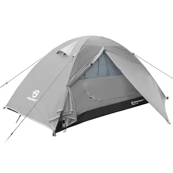 

Bessport Camping Tent, 2 Person Aluminum Pole Lightweight tents outdoor camping,Double Layer Portable Handbag for Hiking Travel