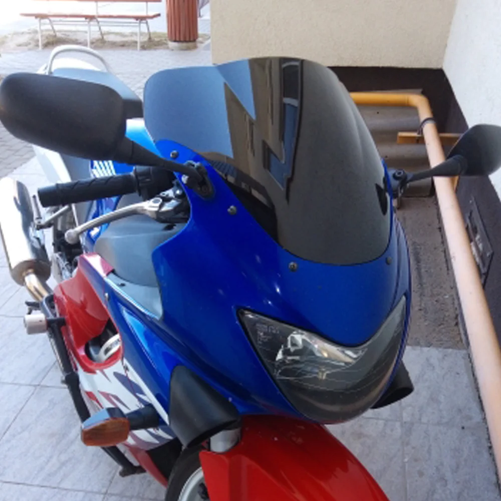 For 1999 2000 Honda CBR600F F4 CBR 600 Motorcycle Double Bubble Windscreen Wind Deflectors Screen Windshield | Автомобили и
