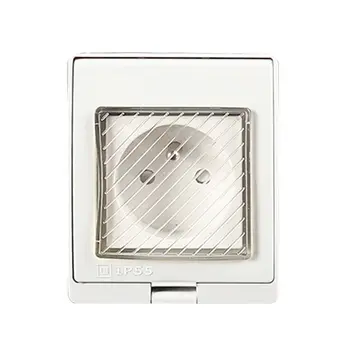 

1pc Universal Waterproof Wall Socket Anti-UV Surface Mount Germany France Outlet M0XC