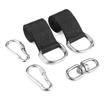 

Extension Easy Install Non Slip Bandage Carabiner Hanging Strap Accessories Hammock Attachment Swing Rope Tree Mount Heavy Duty