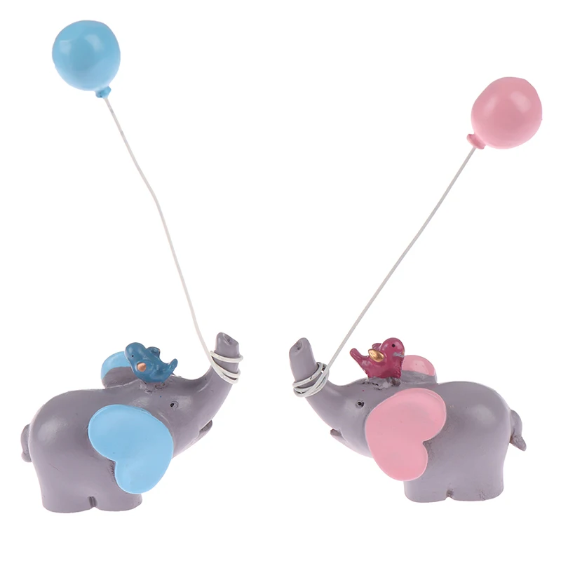 Милые воздушные шары птица слон животные вечерние топперы для торта Baby Shower мальчик девочка день рождения украшения дети с днем рождения подарки