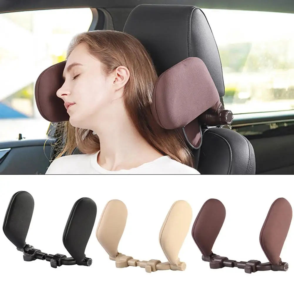 

Car Seat Headrest Car Neck Pillow Sleep Side Head Support With High Elastic Nylon Retractable Support On Sides For Kids & Adults