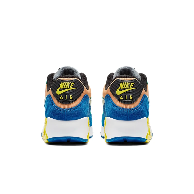 Новые цветные Аутентичные женские кроссовки для бега NIKE AIR MAX 90, прочные нескользящие кроссовки, модная дизайнерская обувь CD0917