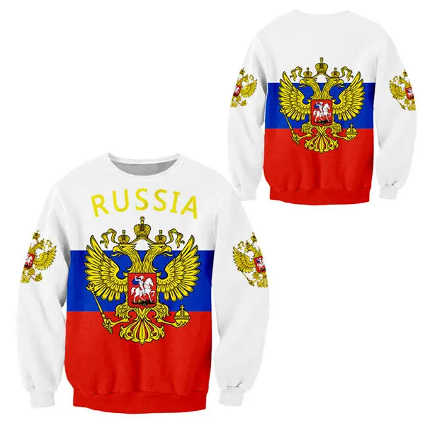 Russian sweatshirts Пользовательские S-6XL мужские комплекты Россия флаг молния толстовка куртки+ брюки спортивный костюм унисекс Повседневная брендовая одежда комплект из двух предметов - Цвет: Russian sweatshirts