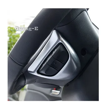 

For Honda CRV CR-V 2012 2013 2014 Car Body Styling Cover ABS Chrome Steering Wheel Inner Interior Cruise Speed Trim Frame