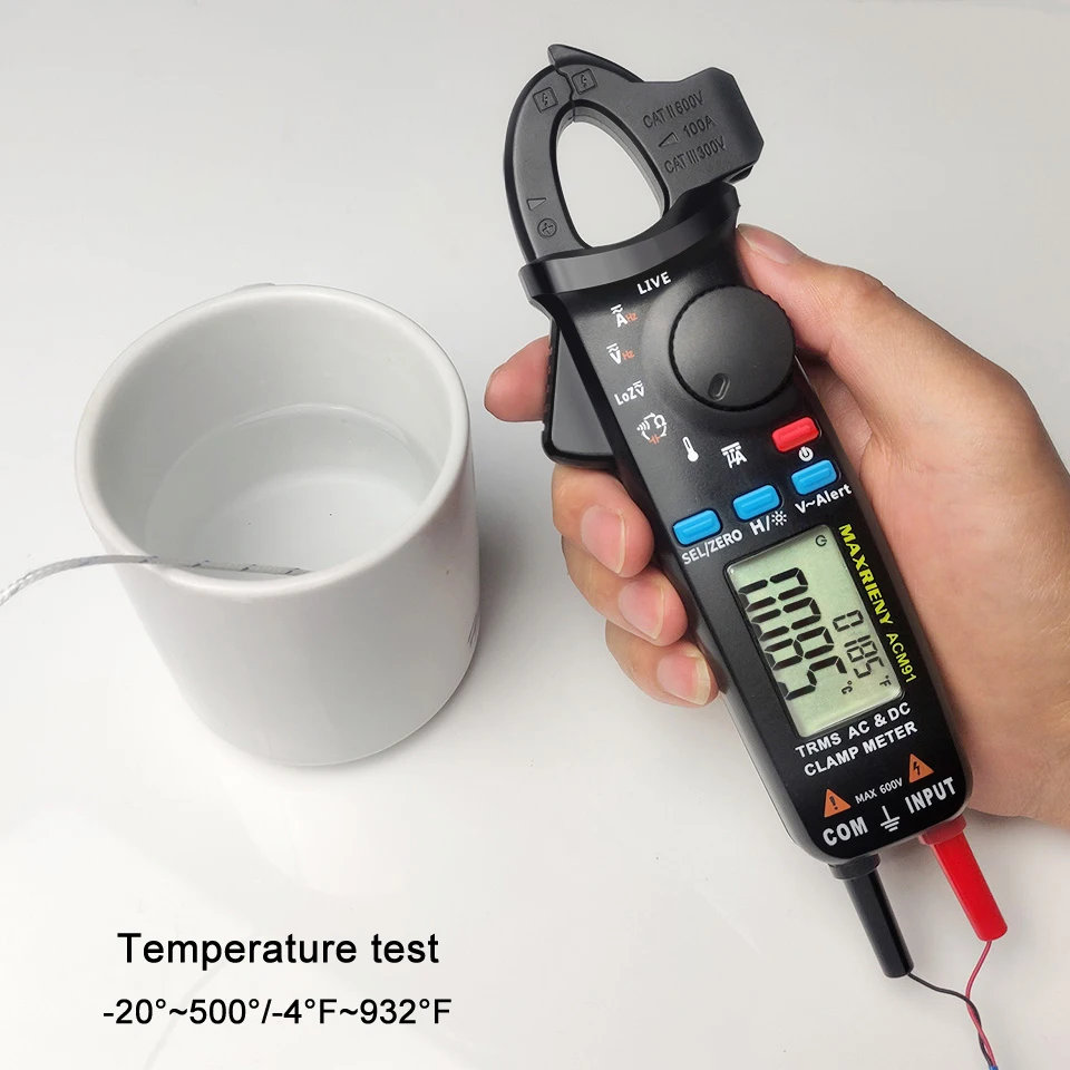 Digital Clamp Meter Multimeter ACM91